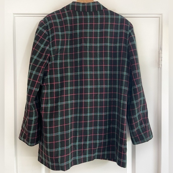 Fun Vintage 80s Era Fundamental Things Oversized Windowpane Blazer - 14 - Picture 4 of 4